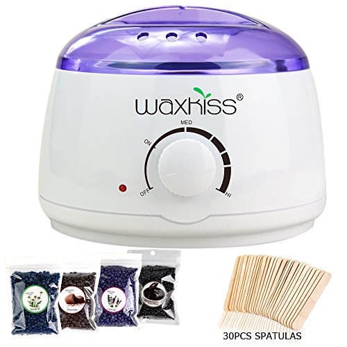 Wax Warmer for Hair Removal,Electric Hot Melting Waxing Heater Kit with ...